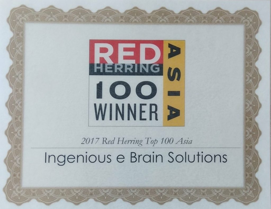Ingenious bags Asia’s Top 100 companies Award hosted by Red Herring