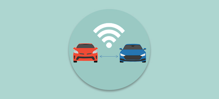 Li-fi a new era of vehicle to vehicle communication