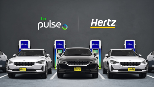 Hertz, BP Partner to Boost EV Charging in North America