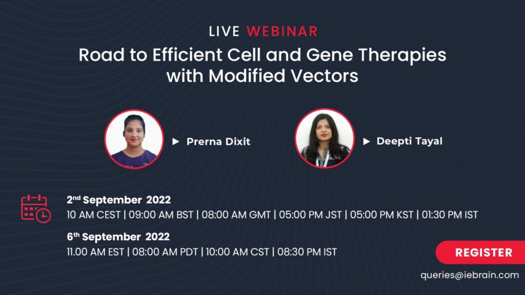 Road to Efficient Cell and Gene Therapies with Modified Vectors