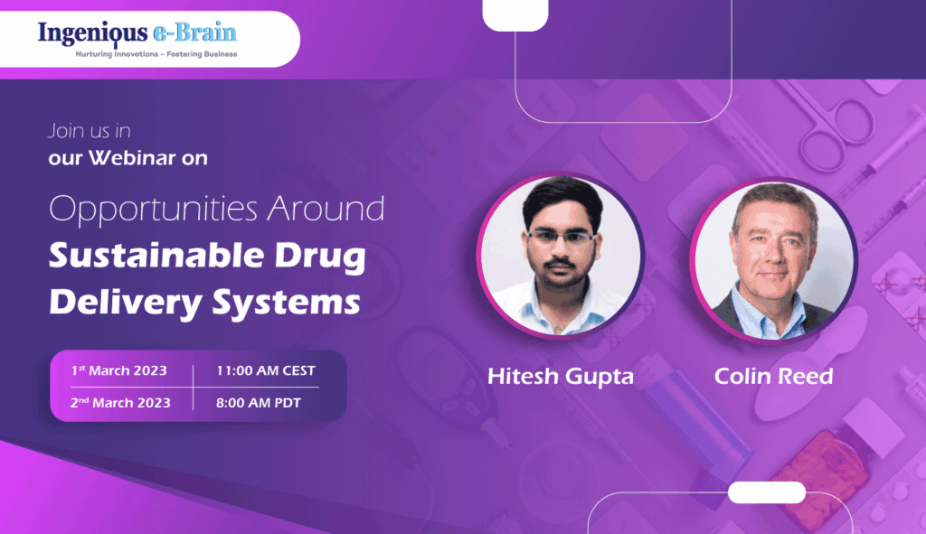 Opportunities Around Sustainable Drug Delivery Systems