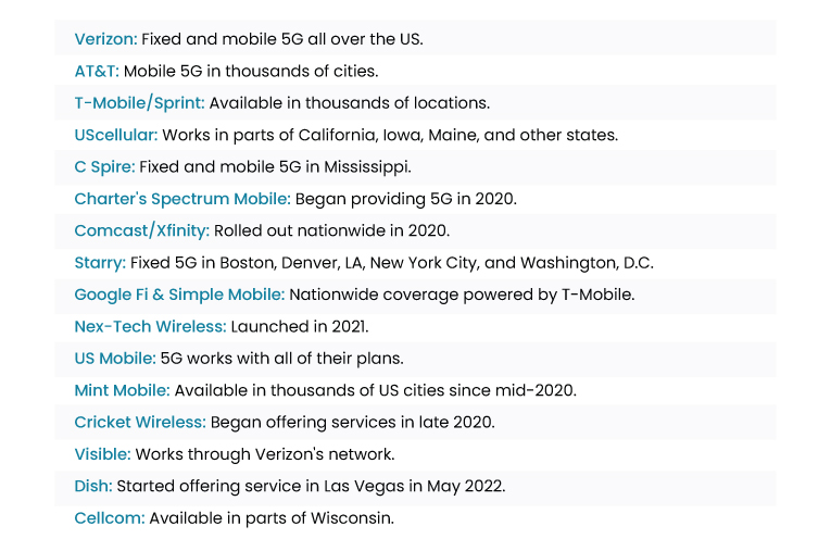 5G Implementation